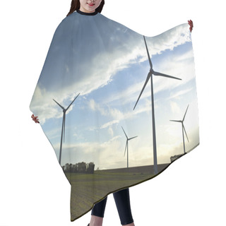 Personality  Wind Turbines Hair Cutting Cape