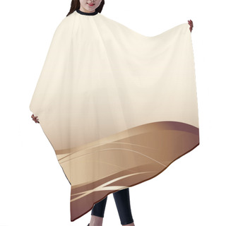 Personality  Background With Abstract Smooth Lines Hair Cutting Cape
