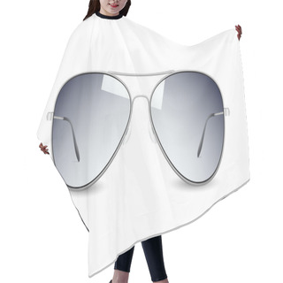 Personality  Sun Glasses Hair Cutting Cape