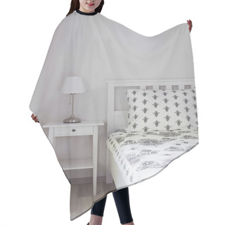 Personality  Wooden Nightstand And Bed Hair Cutting Cape
