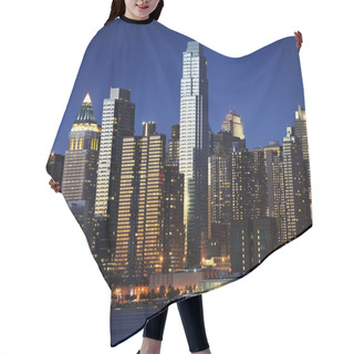 Personality  Big Apple After Sunset - New York Manhat Hair Cutting Cape