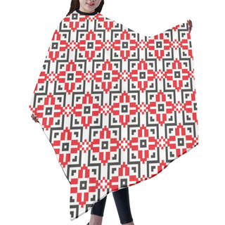 Personality  Seamless Ornament With Geometrical Elements Hair Cutting Cape