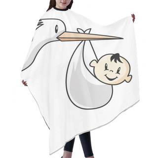 Personality  Baby And Bird Hair Cutting Cape