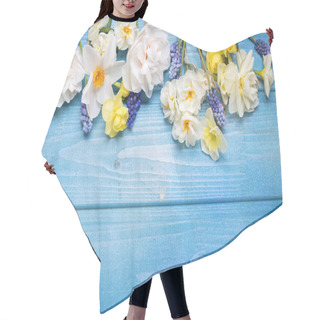 Personality  Fresh Spring Flowers Hair Cutting Cape