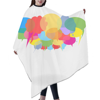 Personality  Talk And Speech Bubbles Hair Cutting Cape