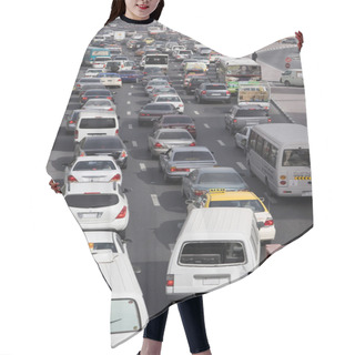 Personality  Traffic During Rush Hour Hair Cutting Cape