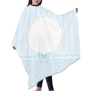 Personality  Baby Blue Background Hair Cutting Cape