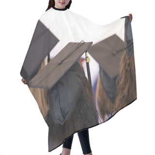 Personality  Group Of Graduates Hair Cutting Cape