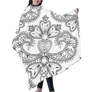 Personality  Abstract Floral Background Hair Cutting Cape