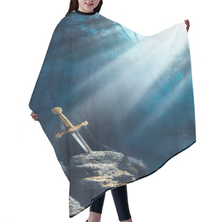 Personality  Sword In The Stone Excalibur Hair Cutting Cape