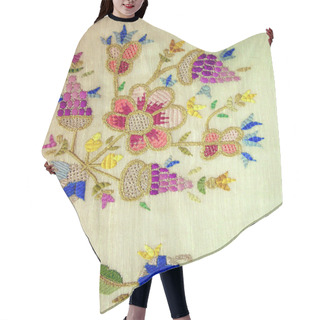 Personality  A Turkish Motif Embroidery Hair Cutting Cape