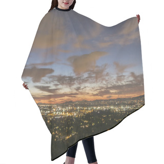 Personality  Los Angeles Winter Sunrise Hair Cutting Cape