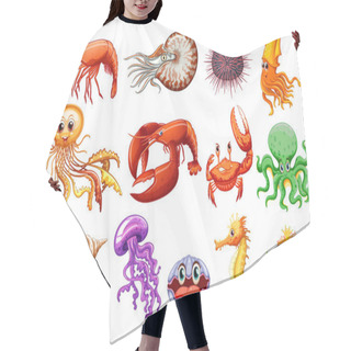 Personality  Sea Animals Hair Cutting Cape