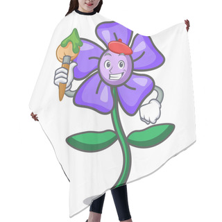 Personality  Artist Periwinkle Flower Character Cartoon Hair Cutting Cape