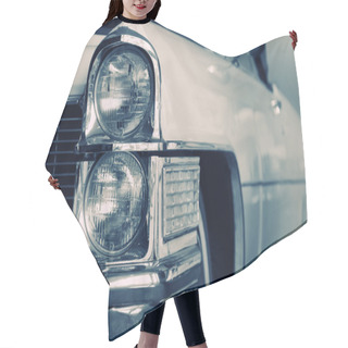 Personality  Classic Car In Black And White Hair Cutting Cape