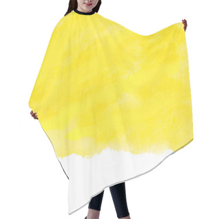 Personality  Yellow Watercolor Background Hair Cutting Cape