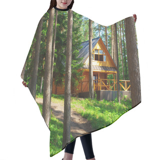 Personality  House In Forest Hair Cutting Cape