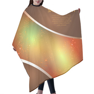 Personality  Vector Cosmic Background, Vector  Illustration  Hair Cutting Cape