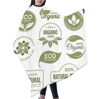 Personality  Green Organic Products Labels  Hair Cutting Cape