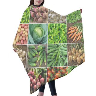 Personality  Vegetables And Greens Hair Cutting Cape