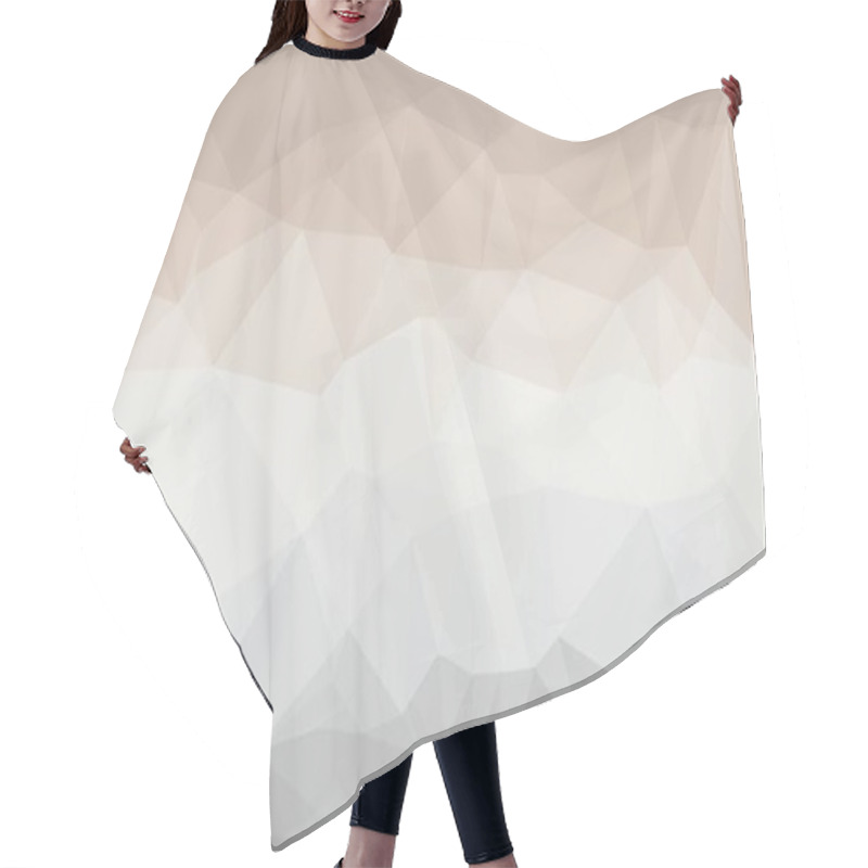 Personality  Creative Prismatic Background With Polygonal Pattern Hair Cutting Cape