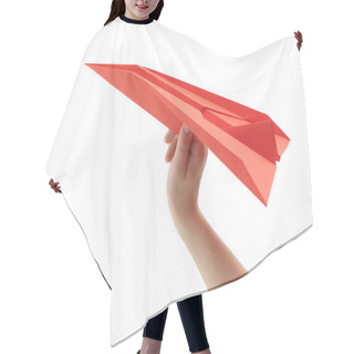 Personality  Child's Hand Launching Paper Airplane Hair Cutting Cape