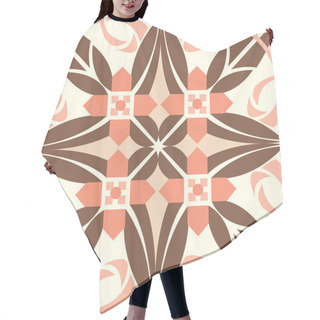 Personality  Vector Ceramic Tiles With Seamless Pattern Hair Cutting Cape
