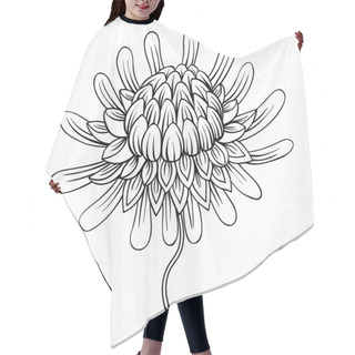 Personality  Coloring Page With Etlingera Flowers, Torch Ginger, Philippine W Hair Cutting Cape