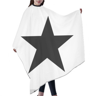 Personality  Star Vector Icon Hair Cutting Cape