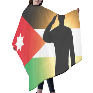 Personality  The Jordanian Flag Hair Cutting Cape