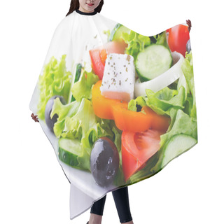 Personality  Fresh Vegetable Salad Hair Cutting Cape