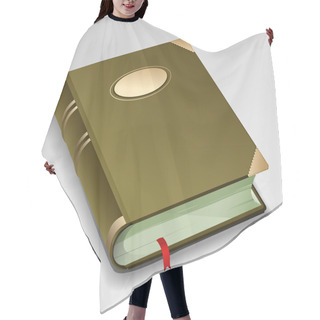 Personality  Old Book With Bookmark Hair Cutting Cape