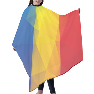 Personality  Romanian Flag Hair Cutting Cape