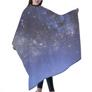 Personality  Starry Night Sky Deep Outer Space Hair Cutting Cape