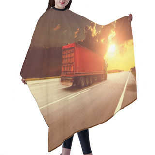 Personality  Truck On The Countryside Road  Hair Cutting Cape
