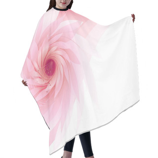 Personality  Flower On Rose Background Hair Cutting Cape