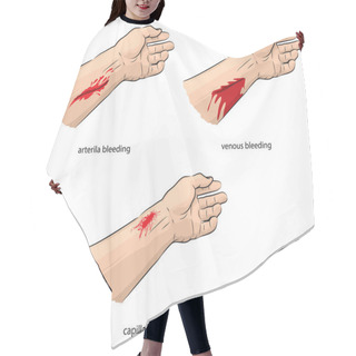 Personality  Bleeding Hair Cutting Cape