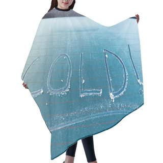 Personality  Cold Written On Screen Hair Cutting Cape