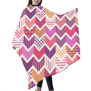 Personality  Colorful Chevron Arows Pattern Hair Cutting Cape