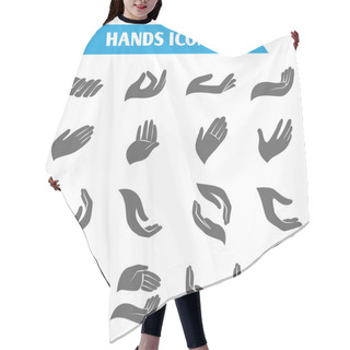 Personality  Hand Hold Protect Icons Hair Cutting Cape