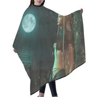Personality  Moonlight Fairy, 3d CG Hair Cutting Cape