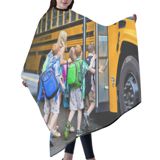 Personality  Schoolbus Hair Cutting Cape