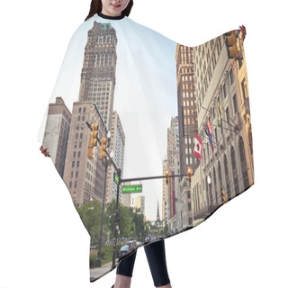 Personality  Downtown Detroit Hair Cutting Cape