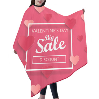 Personality  Valentines Day Big Sale Template Hair Cutting Cape