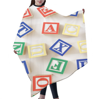 Personality  Alphabet Toy Blocks. Hair Cutting Cape