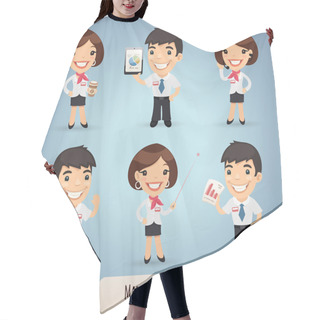 Personality  Managers Cartoon Characters Set1.1 Hair Cutting Cape