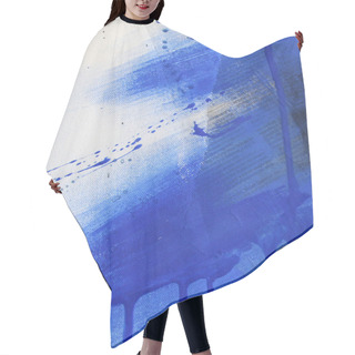 Personality  Decorative Blue Background Hair Cutting Cape
