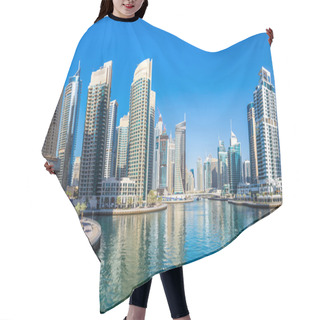 Personality  Panorama Of Dubai Marina Hair Cutting Cape