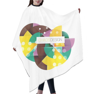 Personality  Dotted Circles, Abstract Background Hair Cutting Cape