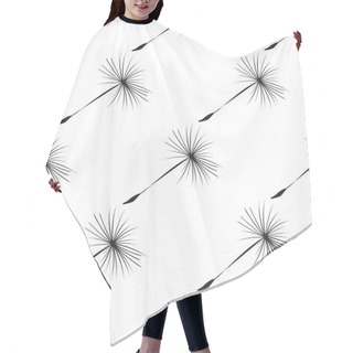 Personality  Seamless Background, Dandelions Silhouettes Hair Cutting Cape